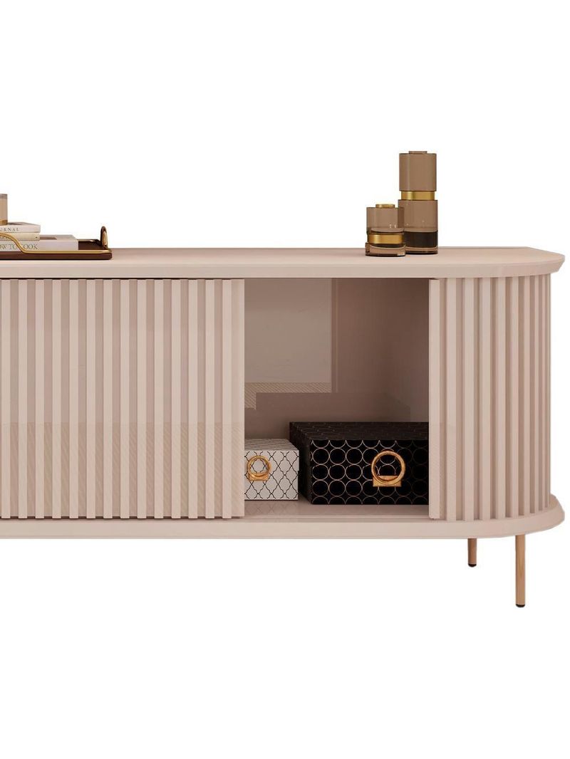 Rack Para Sala De Estar 75 Pol Atlantis D05 Off White