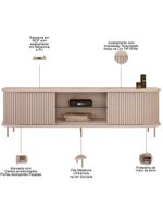 Rack Para Sala De Estar 75 Pol Atlantis D05 Off White