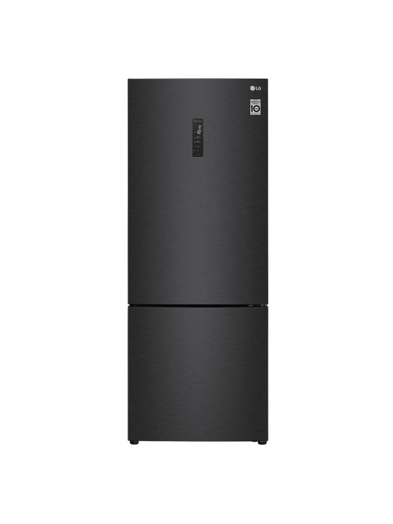 Geladeira Smart LG Frost Free Inverter 451L Inverse Black Inox GC-B569NQL – 127V