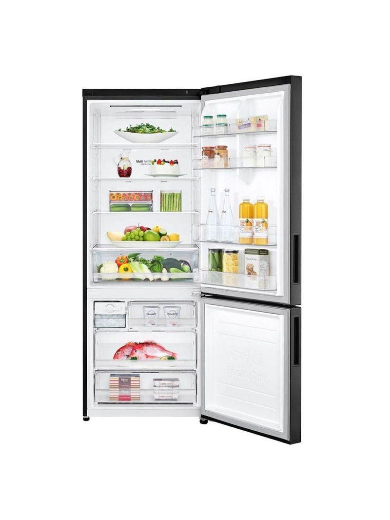 Geladeira Smart LG Frost Free Inverter 451L Inverse Black Inox GC-B569NQL – 127V