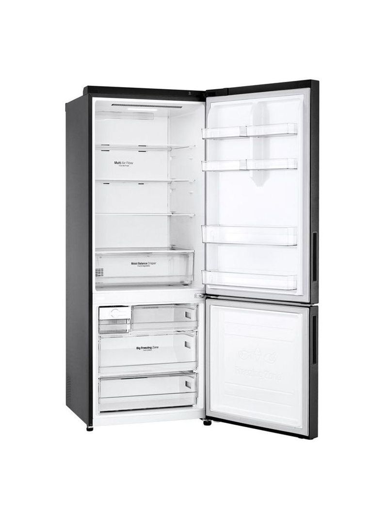 Geladeira Smart LG Frost Free Inverter 451L Inverse Black Inox GC-B569NQL – 127V