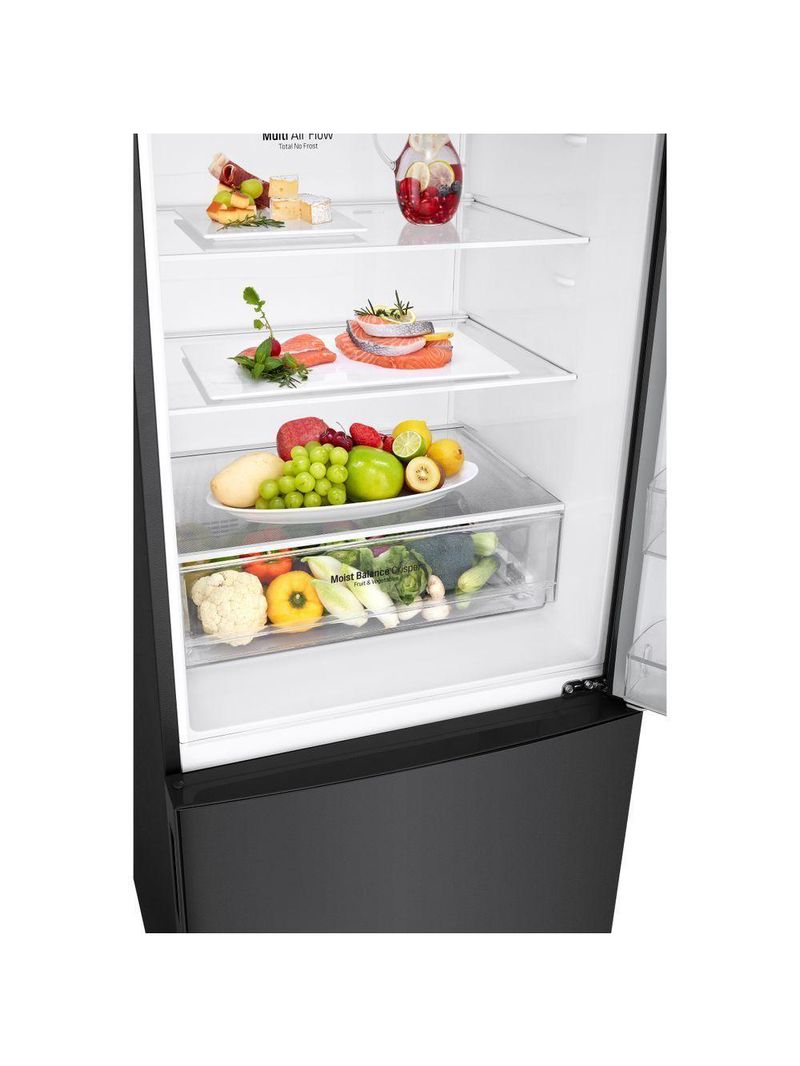 Geladeira Smart LG Frost Free Inverter 451L Inverse Black Inox GC-B569NQL – 127V
