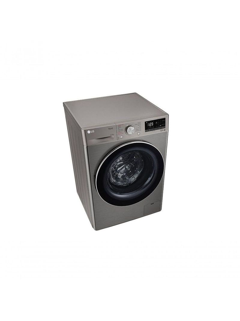 Lava e Seca Smart LG VC4 12kg Inox Look Com Inteligência Artificial AIDD CV5012PC4 110v