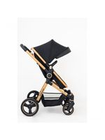 Carrinho de Passeio Galzerano Ivy 0 a 15kg com Cesto Moisés Dourado Gold