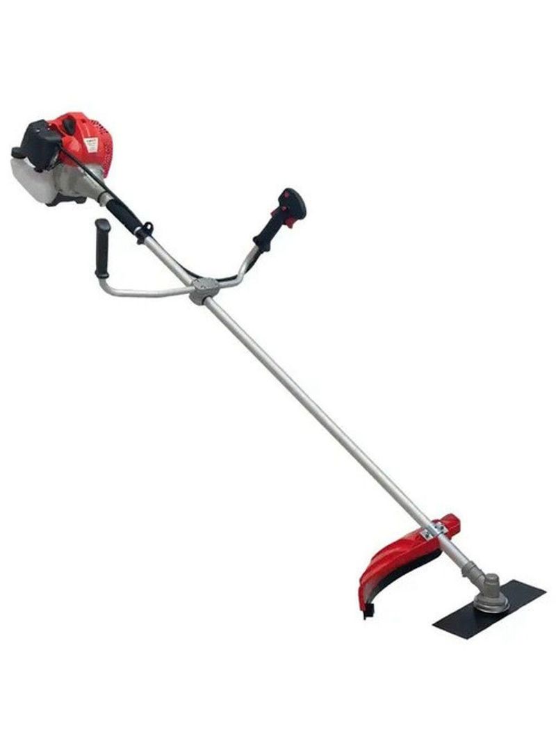 Roçadeira e Cortador de Grama Lateral CG430 Tb 43cc 2hp com Faca 2 Pontas + Lamina De Vídea 40 Dentes P/ Troncos