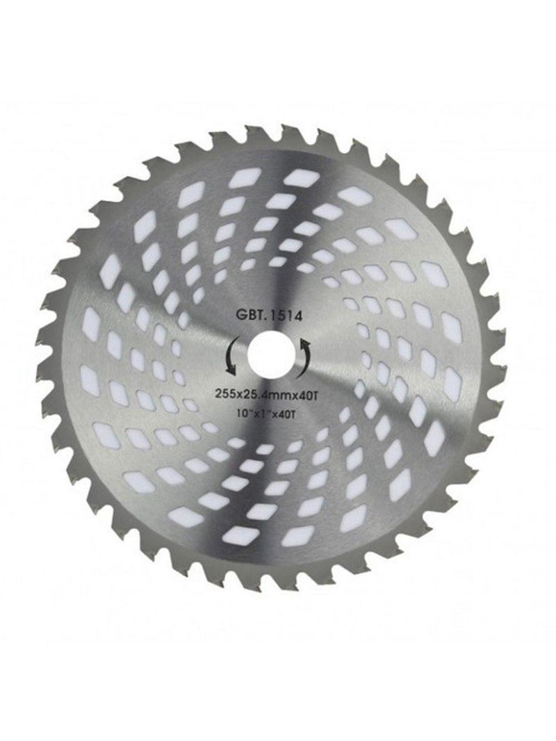 Roçadeira e Cortador de Grama Lateral CG430 Tb 43cc 2hp com Faca 2 Pontas + Lamina De Vídea 40 Dentes P/ Troncos