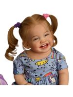 Bebê Reborn Menina Realista Artesanal – Toda em Vinil de Silicone Macio