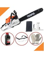 Motosserra A Gasolina 52cc Sabre 20 Profissional T-ssaper Mg52cc Com Kit Oleo Toyama 2t + Oculos + Luvas