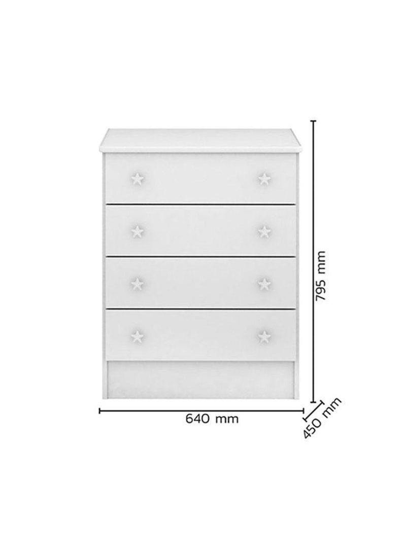 Mini Berço Moisés Alegria E Cômoda Infantil 103 Doce Sonho Branco Brilho – Qmovi
