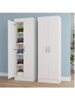 Armário Multiuso Uruguay 2 Portas Branco Atualle Branco
