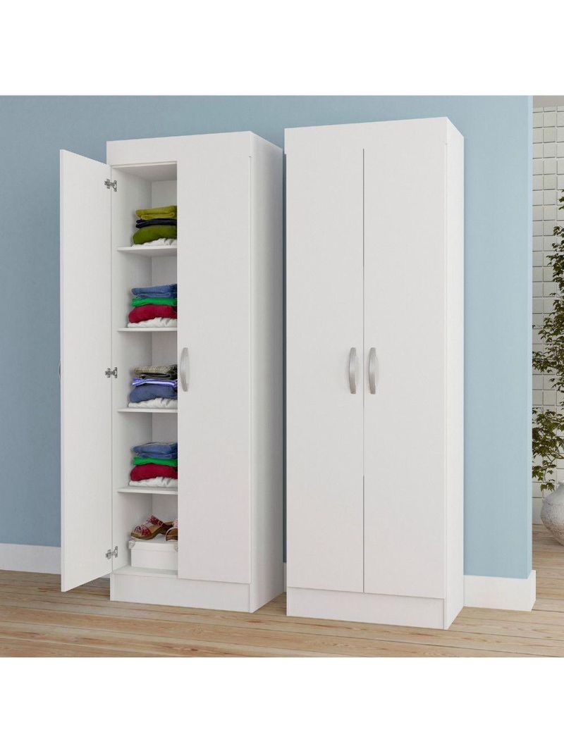 Armário Multiuso Uruguay 2 Portas Branco Atualle Branco