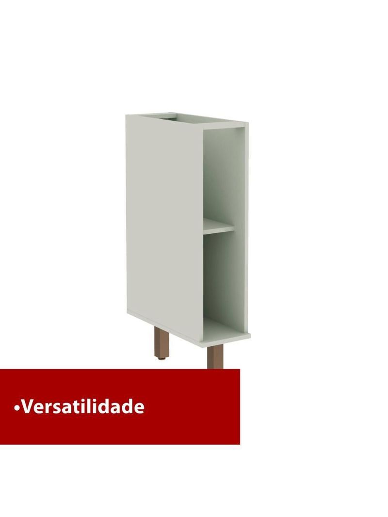 Balcão de Cozinha 91x20cm Genialflex Iluminata Hortelã