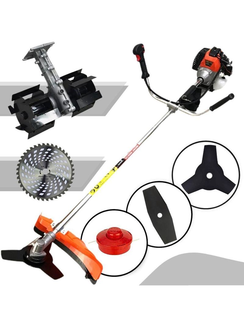 Roçadeira Com Enxada Capinadeira A Gasolina Importway 5x1 De 3hp 63cc Similar A Toyama, Vulcan, Carbon Fak, Tekna