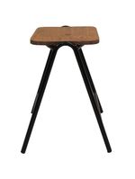 Banco Stak Decorativo Baixo Preto - Overseas