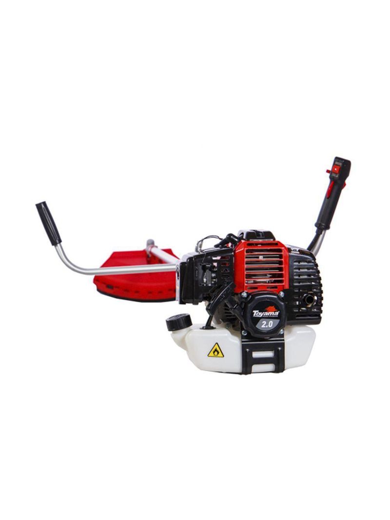 Roçadeira A Gasolina Toyama Rt52l-b 52cc Com Haste Angular Ergonomica & Potente P/ Limpeza De Chacaras + Kit Acessorios
