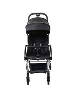 Carrinho de Bebê Burigotto Up Dobrável para Passeio Até 15kg Preto com Metal Prata