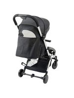 Carrinho de Bebê Burigotto Up Dobrável para Passeio Até 15kg Preto com Metal Prata