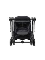 Carrinho de Bebê Burigotto Up Dobrável para Passeio Até 15kg Preto com Metal Prata
