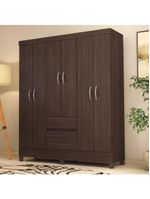 Guarda Roupa Casal Flash 2 Café - Demóbile