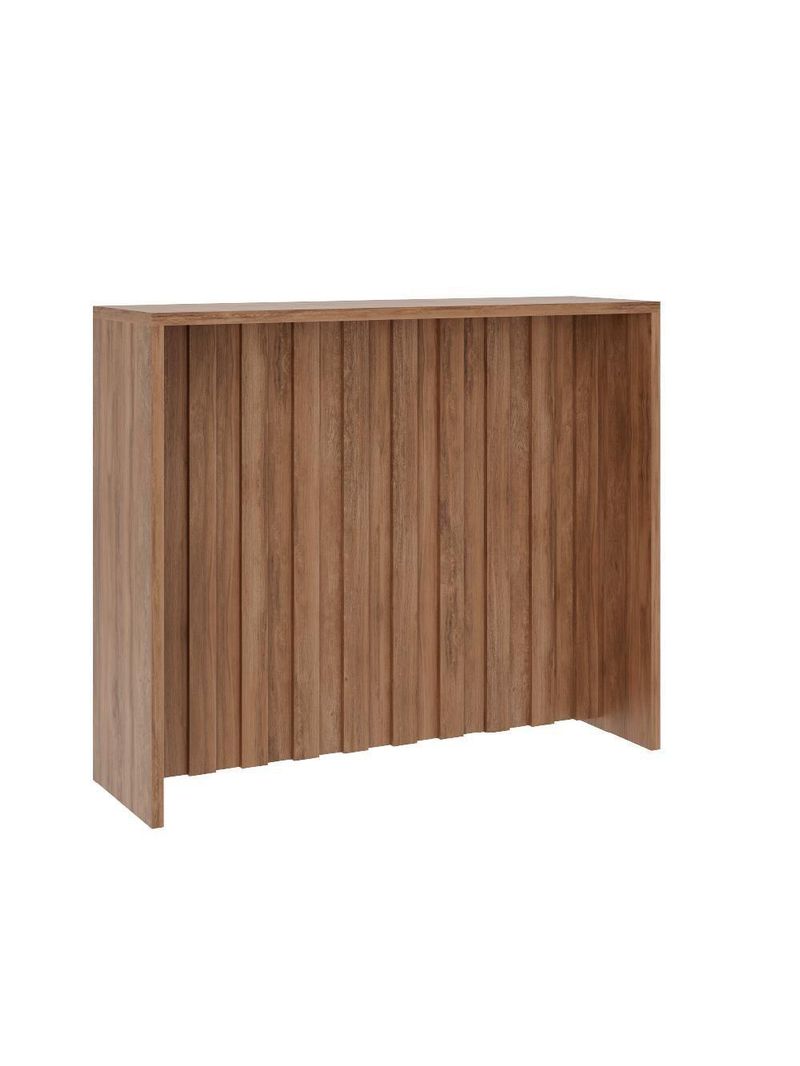 Balcão Ilha Ripado Milla Nog 120cm Carraro