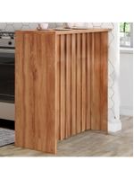 Balcão Ilha Ripado Milla Nog 120cm Carraro