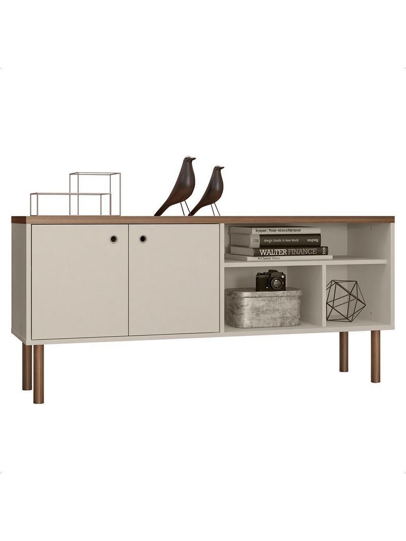 Bancada Para Tv Até 60 Polegadas Multi Bege Caemmun