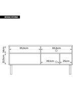 Bancada Para Tv Até 60 Polegadas Multi Bege Caemmun