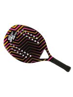 Kit 2 Raquetes de Beach Tennis Sand Spin Aloha Fibra de Carbono Rosa e Azul