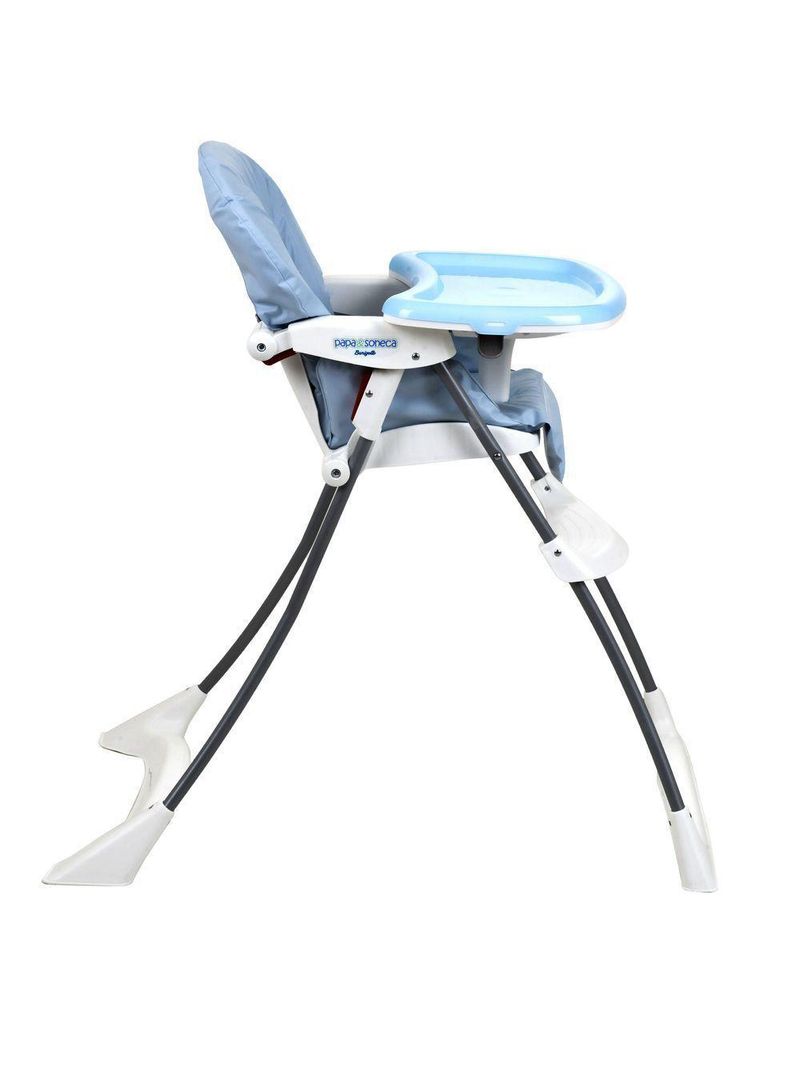 Cadeira De Alimentação Burigotto Pappa E Soneca 6 A 36 Meses Até 15 Kg Baby Blue Azul