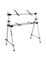 Rack Titanium Para Acomodar 2 Teclados Controlador Usb E Sintetizador Profissional 76 Teclas / 6 Oitavas