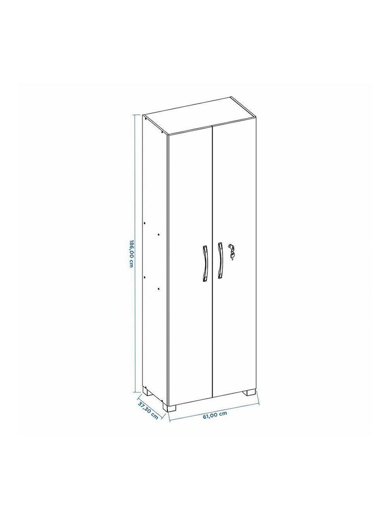 Armário Multiuso Notável Móveis 2 Portas Nt4020 Branco