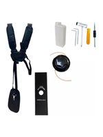 Roçadeira Gasolina Anmax Cg430 Tb Com Faca 2 Pontas + Lamina Serra 80 Dentes P/ Corte De Galhos E Troncos