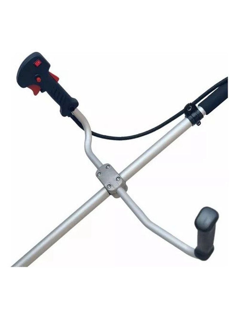 Roçadeira Gasolina Anmax Cg430 Tb Com Faca 2 Pontas + Lamina Serra 80 Dentes P/ Corte De Galhos E Troncos