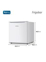 Frigobar Mondial 46L Porta Reversível Branco FGB-01-W50 110V