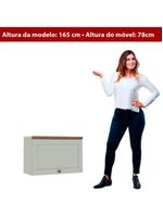 Armário de Cozinha Genialflex Iluminata Aéreo Hortelã