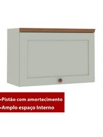 Armário de Cozinha Genialflex Iluminata Aéreo Hortelã