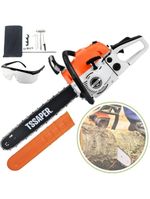 Motosserra Tsaper Mg52cc A Gasolina Sabre 20 Profissional Com óculos De Proteção Incolor Com Regulagem