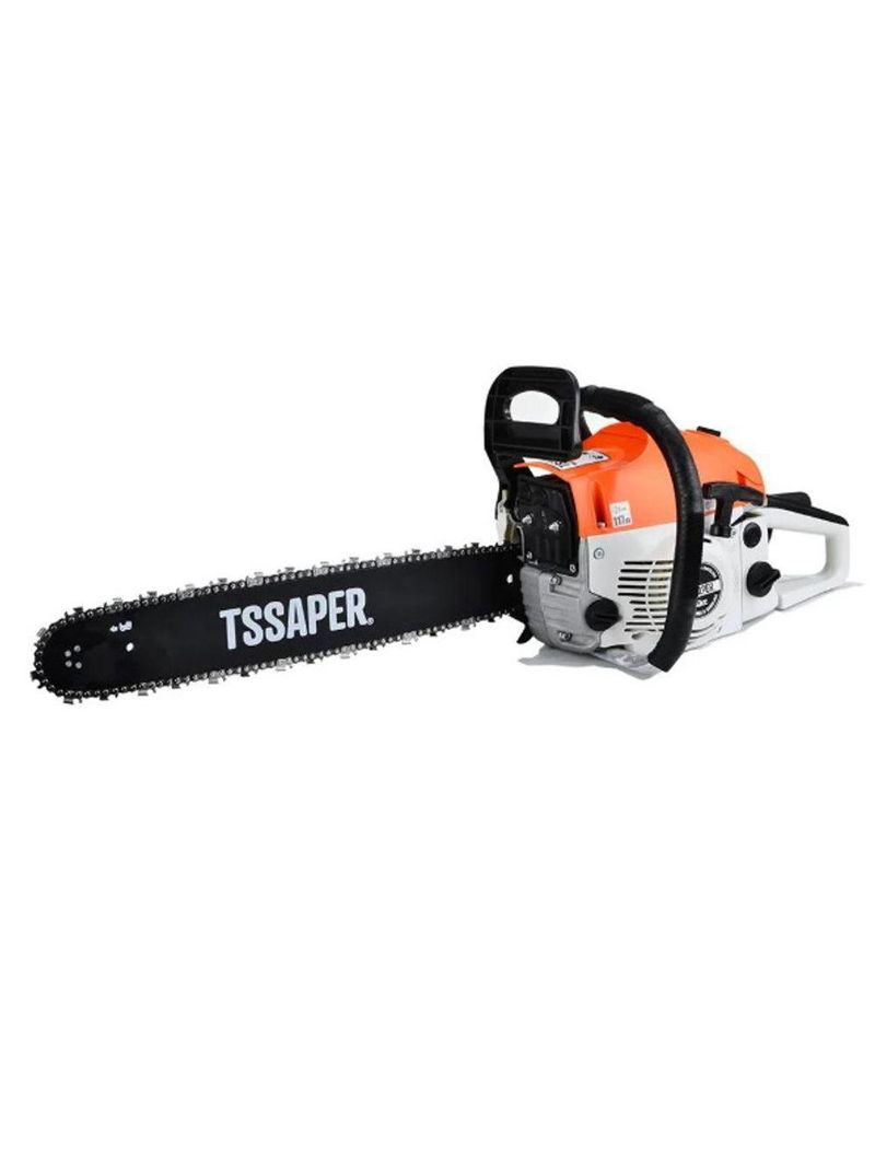 Motosserra Tsaper Mg52cc A Gasolina Sabre 20 Profissional Com óculos De Proteção Incolor Com Regulagem