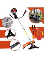 Roçadeira E Capinadeira Profissional A Gasolina Importway Iwrger2t5x163 3hp, 63cc Kit 5x1 Com 3 Facas + Enxada Rotativa