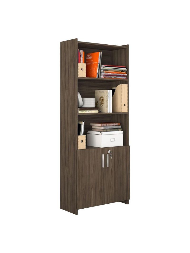 Armário Para Escritório Office Nogal Trend Notável Móveis