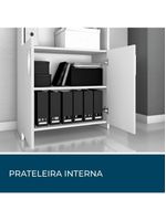 Armário Para Escritório Office Nogal Trend Notável Móveis