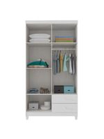 Quarto Bebê 4 Portas Ternura Baby E Mini Berço Moisés Alegria Com Colchão Branco Flex - Incorplac