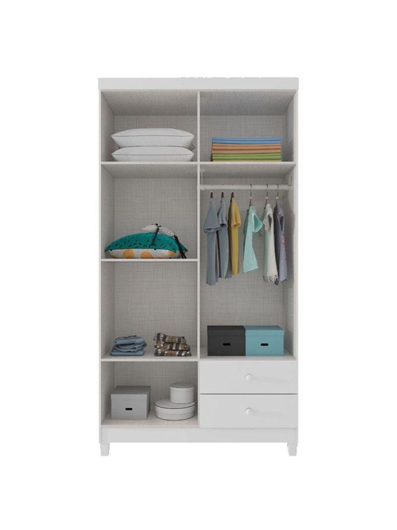 Quarto Bebê 4 Portas Ternura Baby E Mini Berço Moisés Alegria Com Colchão Branco Flex - Incorplac
