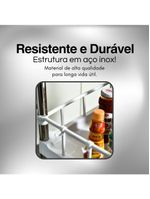 Estante Organizadora Modular 4 Andares: com gavetas, para casa e escritório
