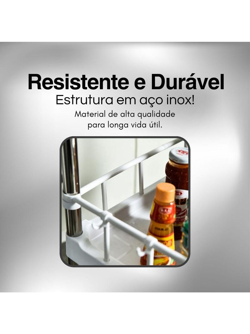 Estante Organizadora Modular 4 Andares: com gavetas, para casa e escritório