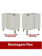 Balcão de Cozinha Genialflex Iluminata Hortelã