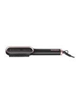 Escova Alisadora Black Rose Mondial Preto/rose EA-07 Bivolt