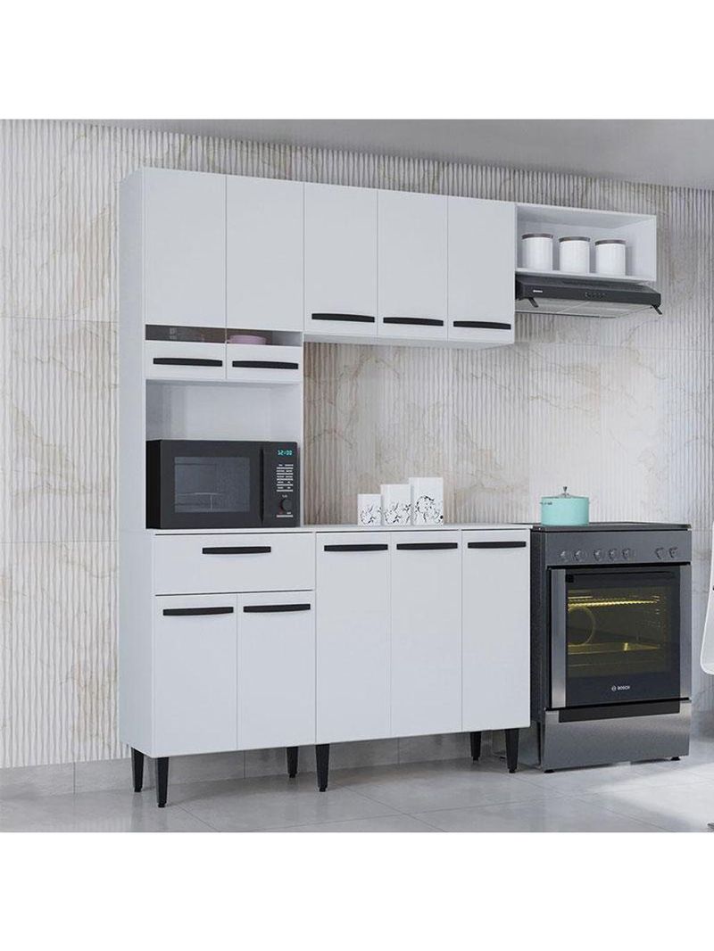 Kit Cozinha Dora Com Balcão Branco - Poquema