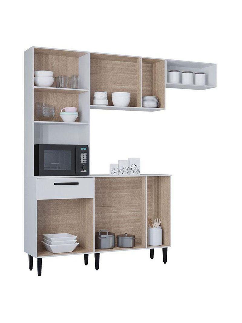 Kit Cozinha Dora Com Balcão Branco - Poquema