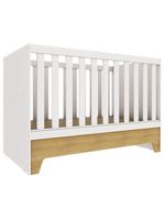 Berço Americano Mini Cama E Cômoda Infantil Malu Branco Acetinado Bétula Com Colchão Ortobom – Carolina